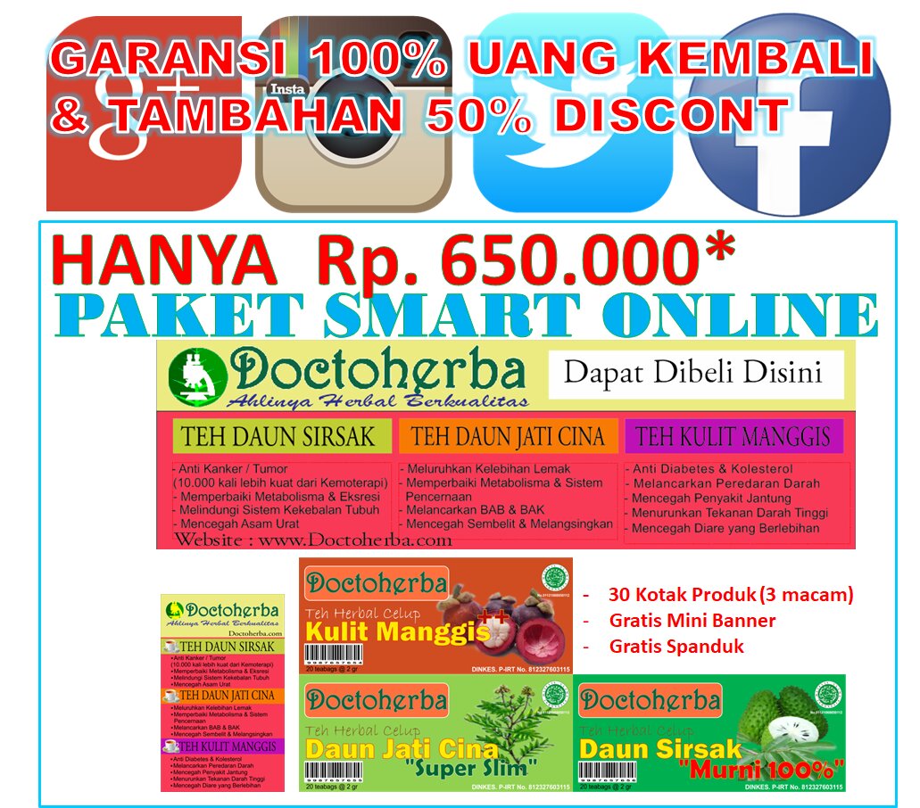 Paket Reseller Cerdas Online Doctoherba 2014